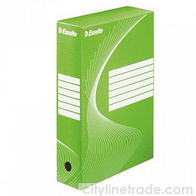 Коробка архивная Esselte Standard 100мм, зеленая